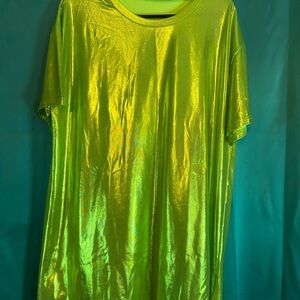 Shiny Green Metallic T-Shirt